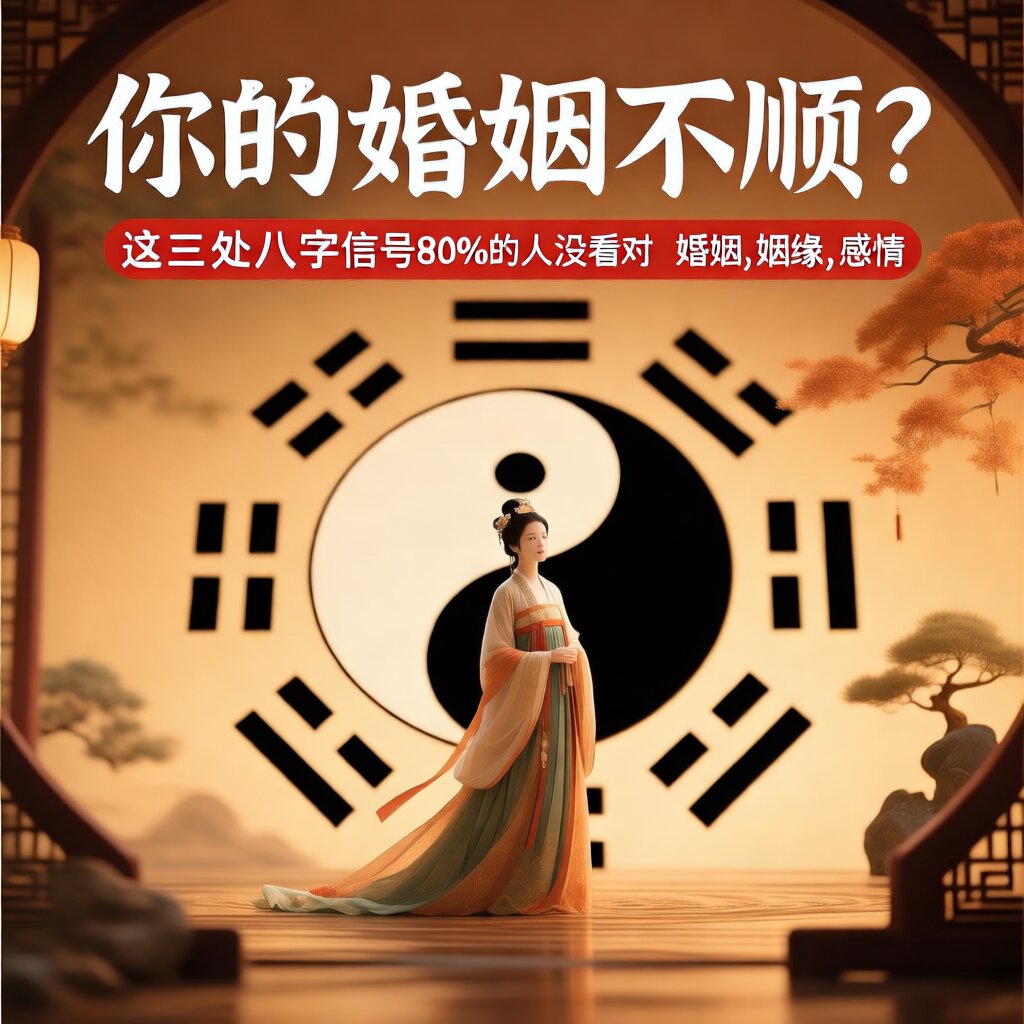 你的婚姻不顺？这三处四柱信号80%的人没看对 - 配图1