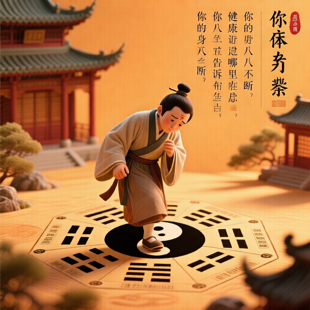 四柱排盘示意图