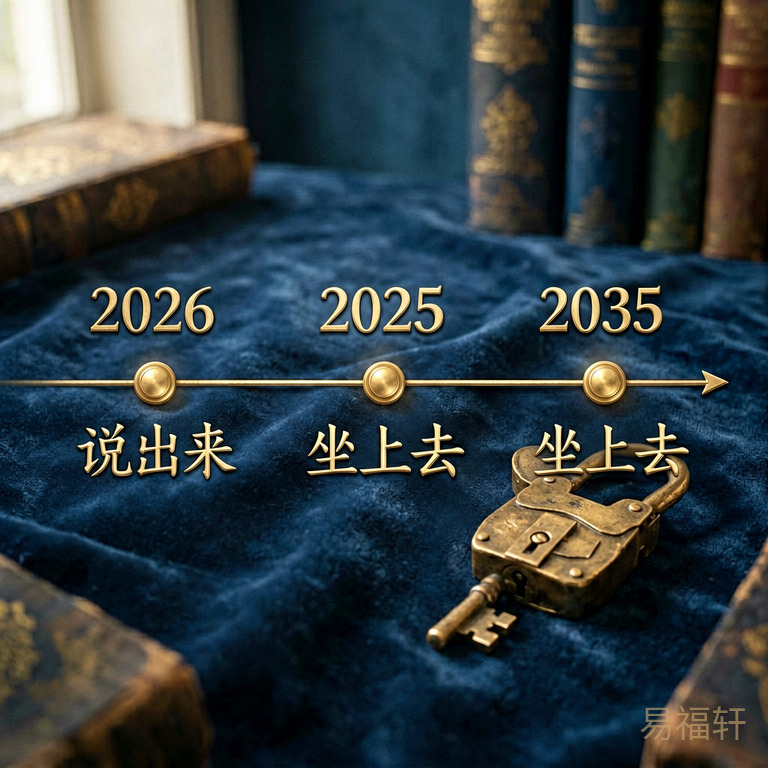 十年时间轴上标着三个节点：2026年写着